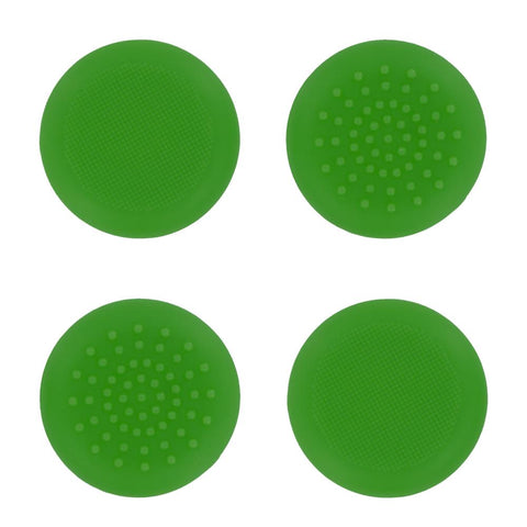 Assecure TPU protective analogue thumb grip stick caps for Microsoft Xbox One- 4 pack green