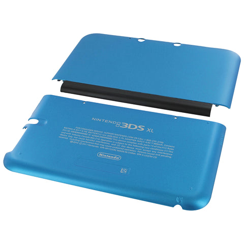 ZedLabz top & bottom cover plates kit for Nintendo 3DS XL console (old 2012) - blue