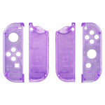 Housing shell for Nintendo Switch Joy-Con controller hard casing replacement - Transparent Purple | ZedLabz