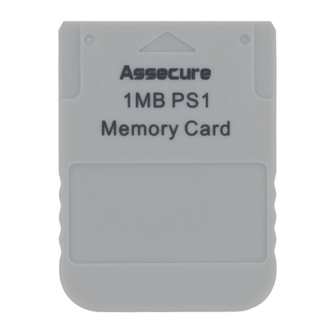 ZedLabz 1MB 15 block memory card for Sony PS1 PSX PlayStation one - PS2 compatible* - grey