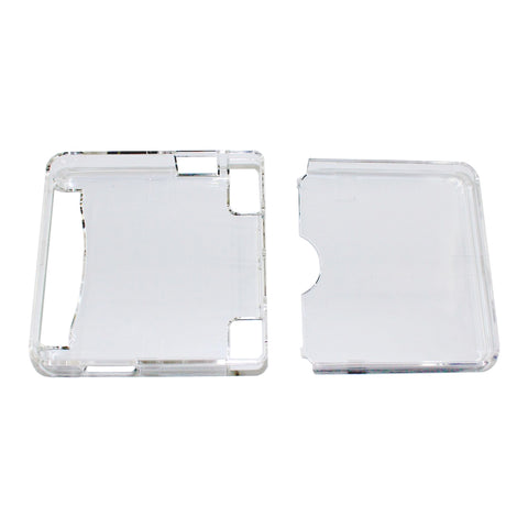 Protective case for GameBoy Advance SP handheld console hard shell cover - Crystal clear | ZedLabz