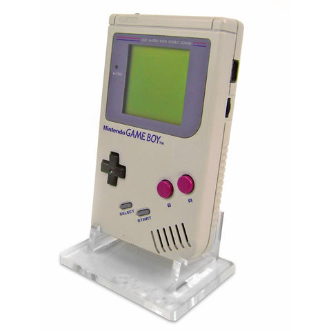 Display stand for Nintendo Game Boy DMG Original handheld console - Crystal Black | Rose Colored Gaming