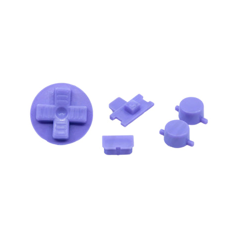 Button set for Nintendo Game Boy DMG-01 original console - Super Nintendo Lilac | Retro Modding