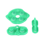 Rubber pads for Game Boy Color clear green