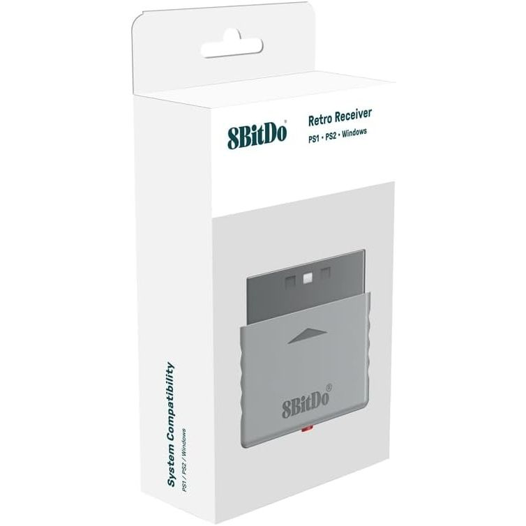 Bluetooth Retro Receiver for Sony PS1 & PS2, Compatible with Xbox Series Controller, Xbox One Bluetooth Controller, Switch Pro & PS5/PS4 Controller | 8BitDo - 5