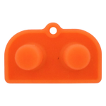 Conductive Silicone Button Contacts For Nintendo Game Boy Advance - Orange | ZedLabz