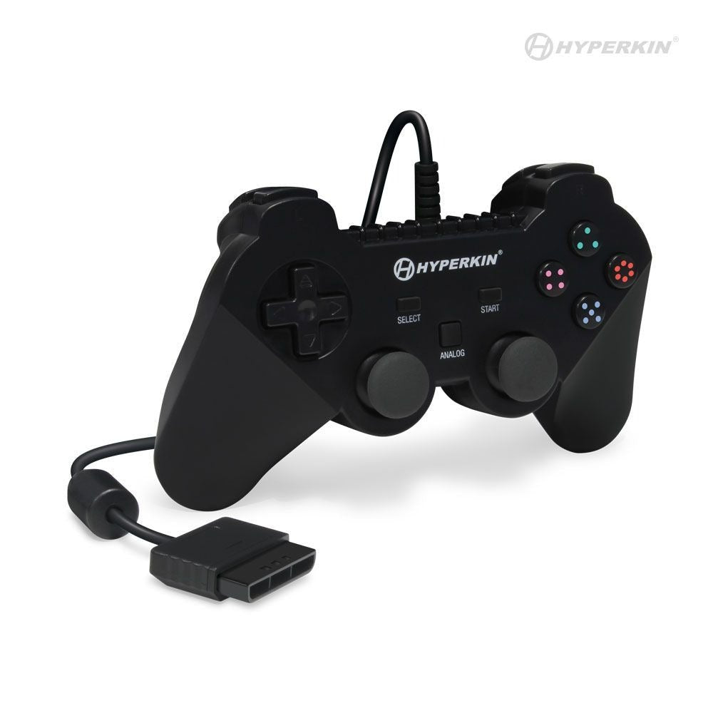 Brave knight premium wired controller for Sony PS2 PlayStation 2 - Black | Hyperkin - 2