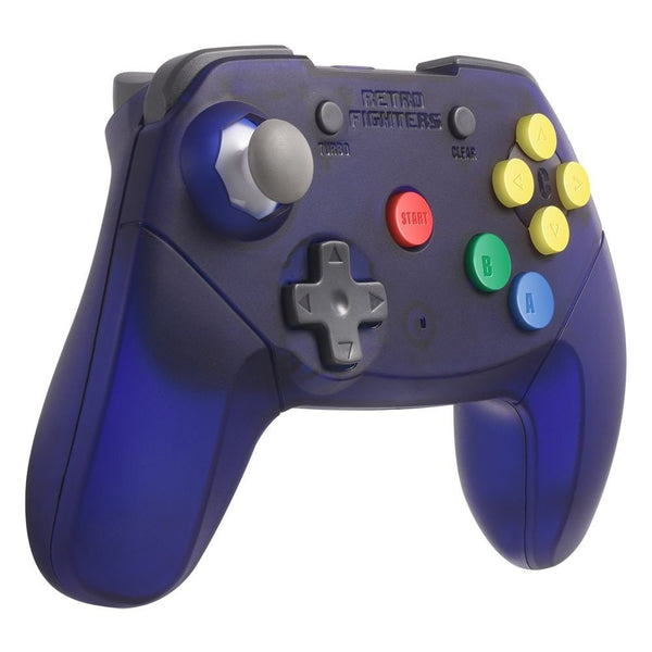 Brawler wireless 2.4G controller gamepad for Nintendo 64 [N64] - Clear puple | Retro Fighters