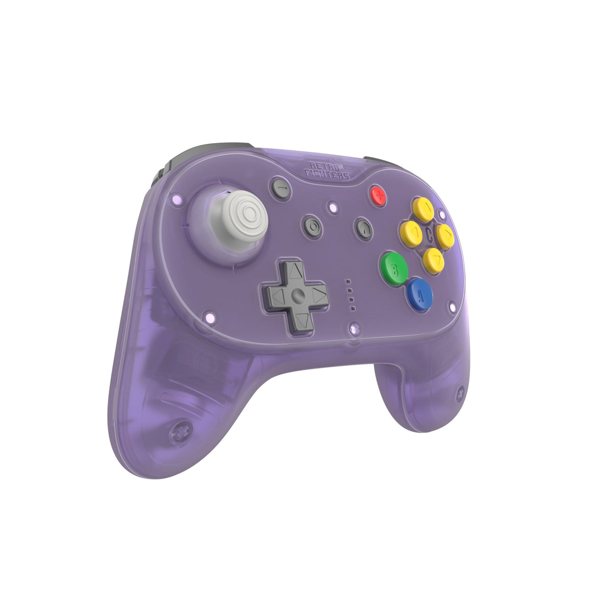 Brawler64 Pro wireless controller for Nintendo 64 N64, Swicth, Switch 2, PC gamepad - Atomic Purple | Retro Fighters - 3