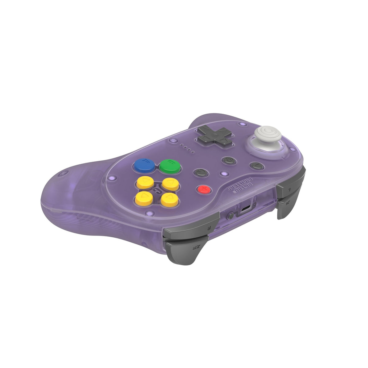 Brawler64 Pro wireless controller for Nintendo 64 N64, Swicth, Switch 2, PC gamepad - Atomic Purple | Retro Fighters - 5
