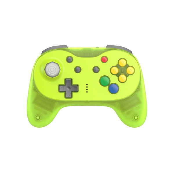 Brawler64 Pro wireless controller for Nintendo 64 N64, Swicth, Switch 2, PC gamepad - Extreme Green | Retro Fighters - 1