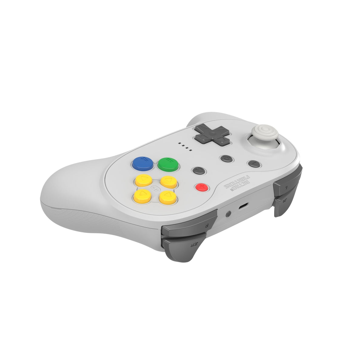 Brawler64 Pro wireless controller for Nintendo 64 N64, Swicth, Switch 2, PC gamepad - Grey | Retro Fighters - 5