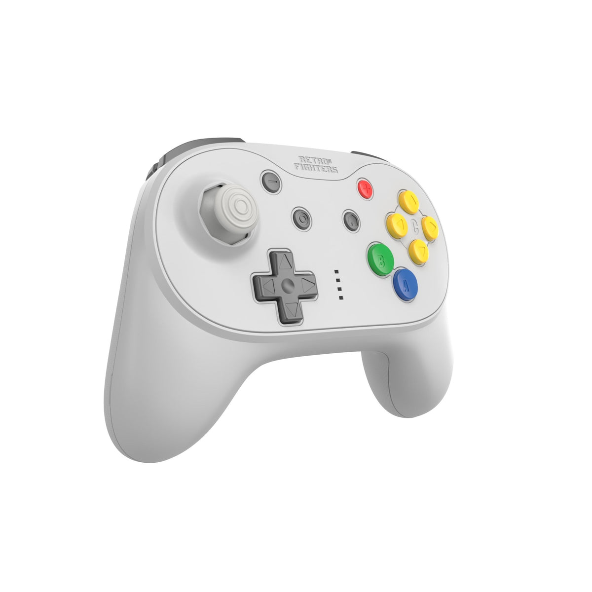 Brawler64 Pro wireless controller for Nintendo 64 N64, Swicth, Switch 2, PC gamepad - Grey | Retro Fighters - 3