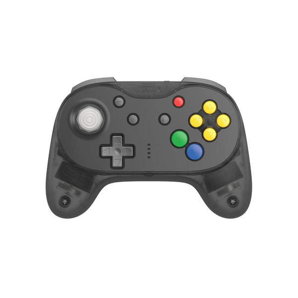 Brawler64 Pro wireless controller for Nintendo 64 N64, Swicth, Switch 2, PC gamepad - Smoke Black | Retro Fighters - 1