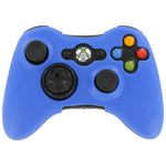 ZedLabz soft silicone rubber skin grip cover case for Microsoft Xbox 360 controller - blue