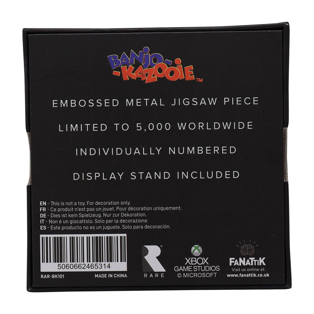 Banjo-Kazooie Limited Edition Replica Jiggy Piece | Fanattik