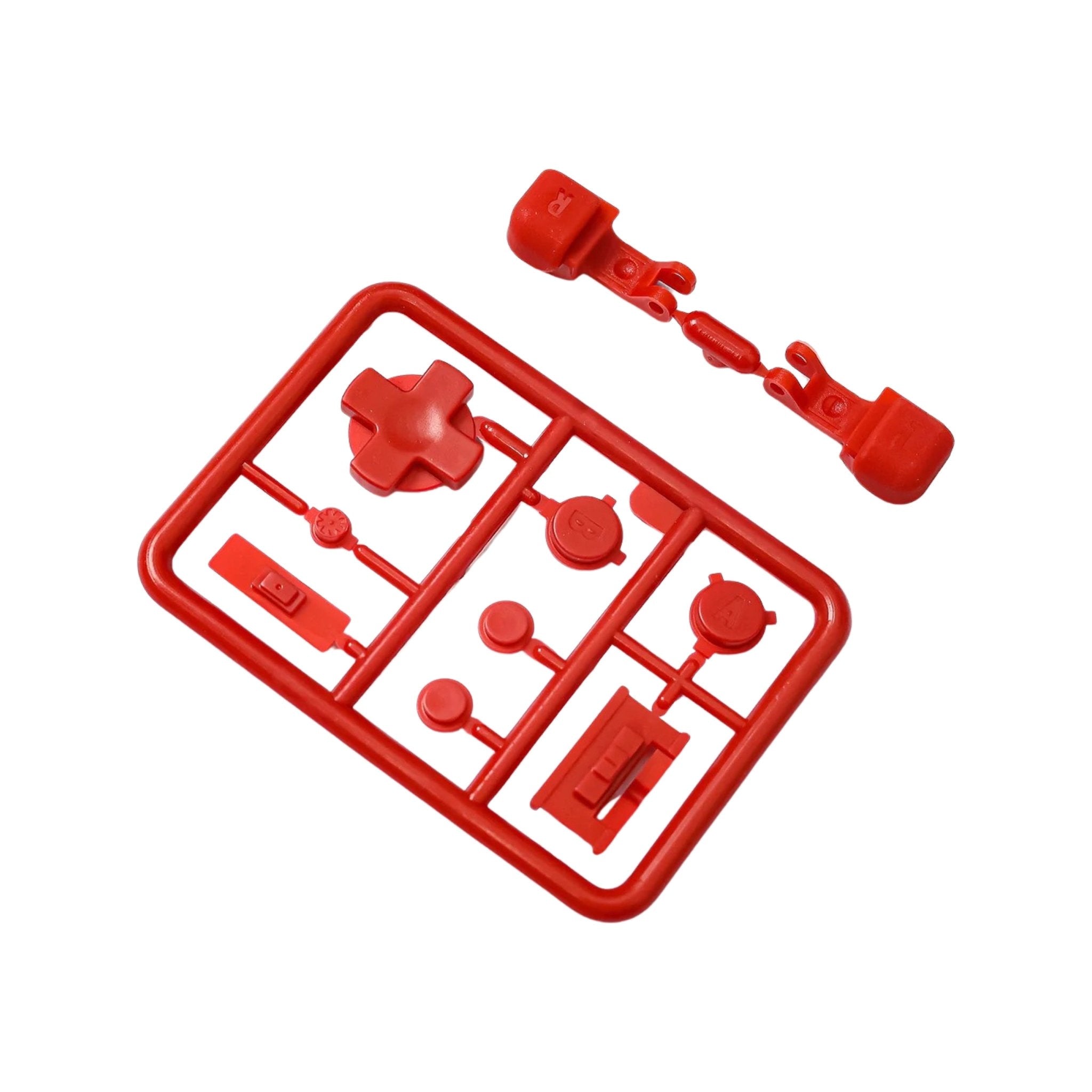 Button set for Nintendo Game Boy Advance SP includes A B D-Pad L R Start Select brightness power switch volume slider replacement (AGS GBA SP) | Funnyplaying