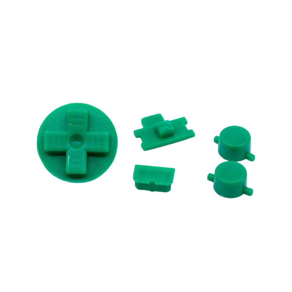 Button set for Nintendo Game Boy DMG-01 original console - Super Famicom Green | Retro Modding