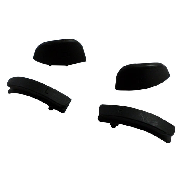 Button set for Nintendo Switch Joy-con controller L R ZL ZR replacement plastic - Black | ZedLabz