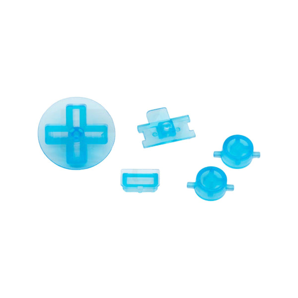 Button Set For Original Game Boy DMG 01 - Clear Blue | Retro Modding