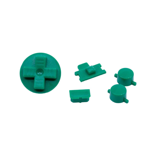 Button Set For Original Game Boy DMG 01 - Play It Loud Green | Retro Modding