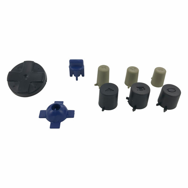 Button set for Sega Mega Drive (Genesis) Arcade pad gamepad replacement d-pad A B C X Y Z | ZedLabz