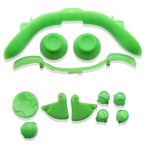 Button set for Xbox 360 Controller Microsoft full replacement - green | ZedLabz