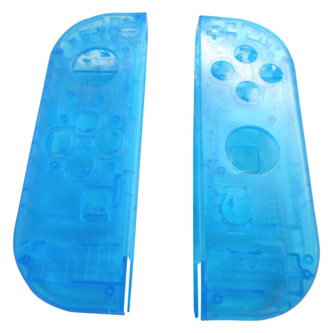 Housing for Nintendo Switch Joy-Con controllers replacement protective shell cover - Clear Blue | ZedLabz