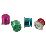 Aluminium Metal Bullet Action Button Set For Sony PS4 Controllers - Multi-Colour | ZedLabz