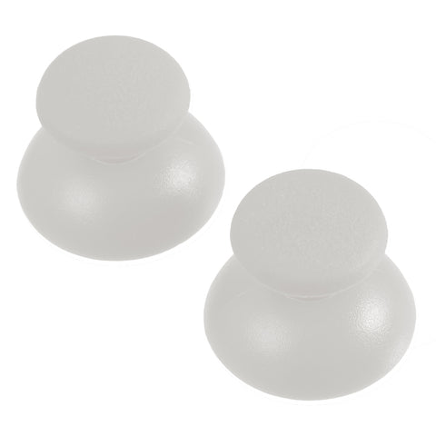 Thumbsticks for Sony PS3 controllers analog rubber convex replacement - 2 pack white | ZedLabz