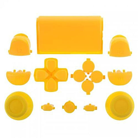 Replacement Full Button Set For 1st Gen Sony PS4 Controllers - Yellow | ZedLabz