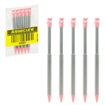 Metal Extendable Stylus For 2012 Nintendo 3DS - 5 Pack Pink | ZedLabz 