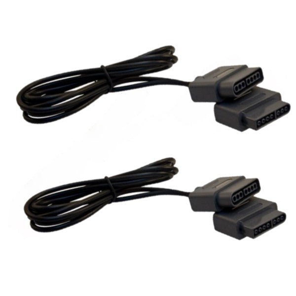 Cable for Nintendo Snes controllers 6FT 1.8M extension wire replacement - Black | ZedLabz - 3