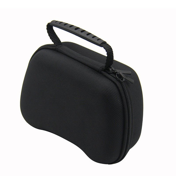 Carry case for Sony PS5 Controller hard textured protective travel with storage case - black | ZedLabz