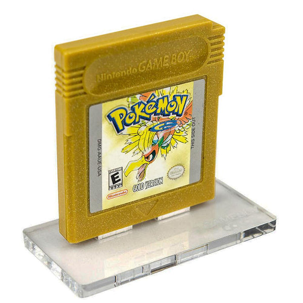 Cartridge display stand for Nintendo Game Boy Color cart - Crystal Black | Rose Colored Gaming