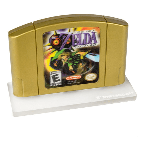 Cartridge display stand for Nintendo N64 cart - Crystal Black | Rose Colored Gaming
