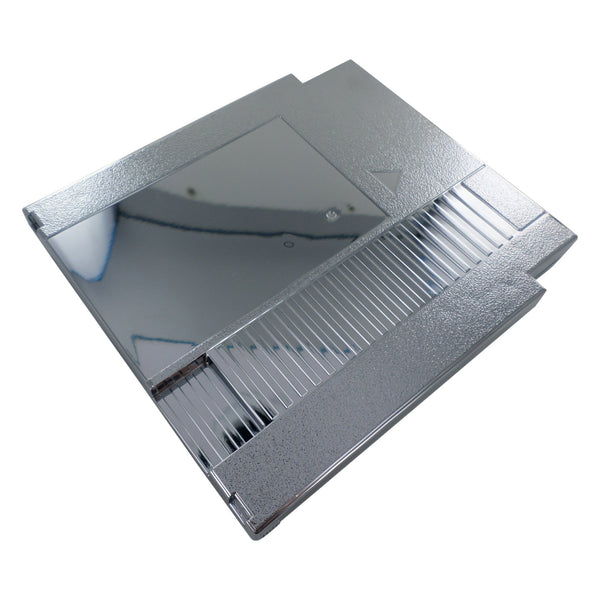 Cartridge shell for NES Nintendo compatible game case replacement - Silver | ZedLabz