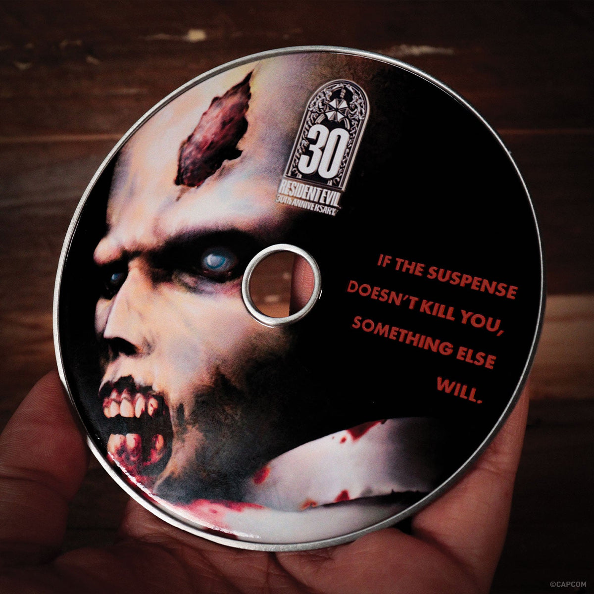 Resident Evil 30th Anniversary Limited Edition Metal CD-ROM Collectible | Fanattik