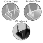 Display stand for Nintendo Game Boy Pocket handheld console - Crystal Black | Rose Colored Gaming
