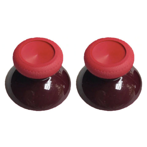 ZedLabz replacement OEM concave analog thumbsticks for Microsoft Xbox One controller - 2 pack red | ZedLabz