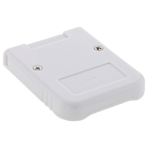 ZedLabz 32MB memory card for Nintendo GameCube GC & Wii 509 block - white