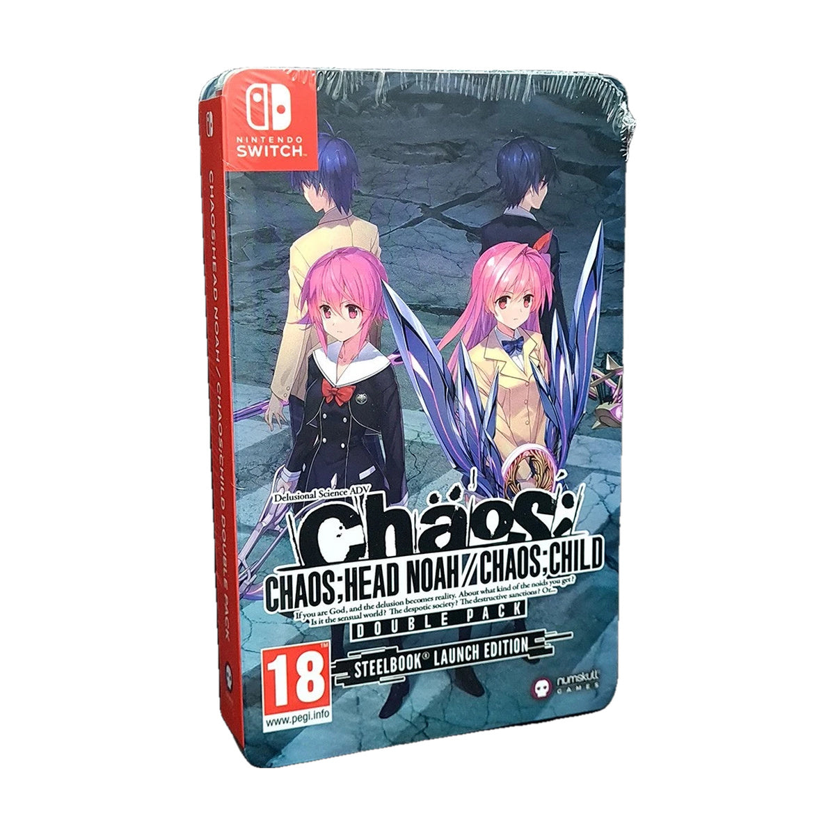 Chaos Head noah / Child double pack steelbook launch edition for Nintendo Switch | Numskull games