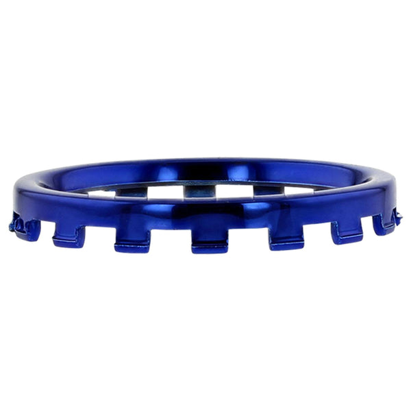 Chrome analog thumbstick rings for Xbox One Elite controller trim 2 pack | ZedLabz / Blue