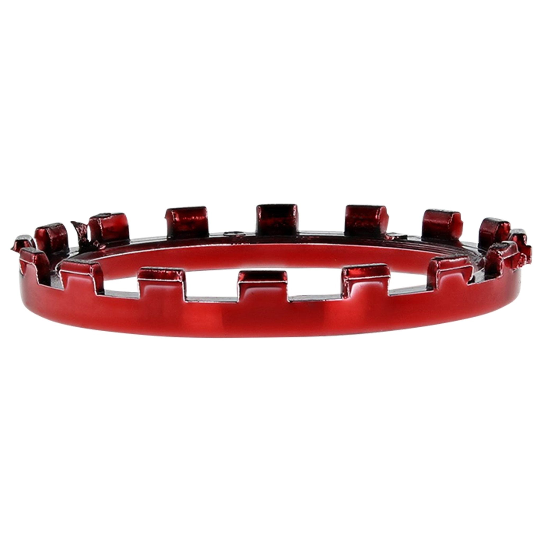 Chrome analog thumbstick rings for Xbox One Elite controller trim 2 pack | ZedLabz / Red - 3