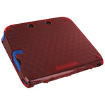 Zedlabz polycarbonate plastic hard case protective armour cover shell for Nintendo 2DS – red