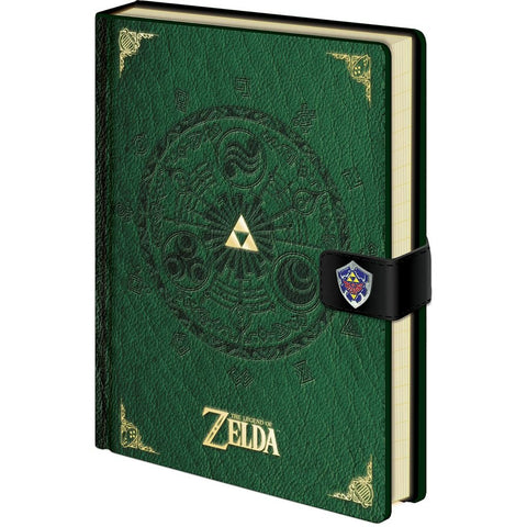 The Legend Of Zelda Medallion A5 premium lined notebook journal officially licensed | Pyramid