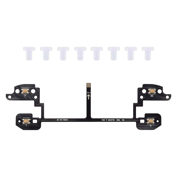Clicky trigger mod for Nintendo Switch Pro Controller L R ZL ZR tactile button ribbon flex cable | eXtremeRate
