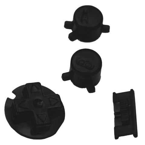 Replacement Button Set For Nintendo Game Boy Color - Black | ZedLabz