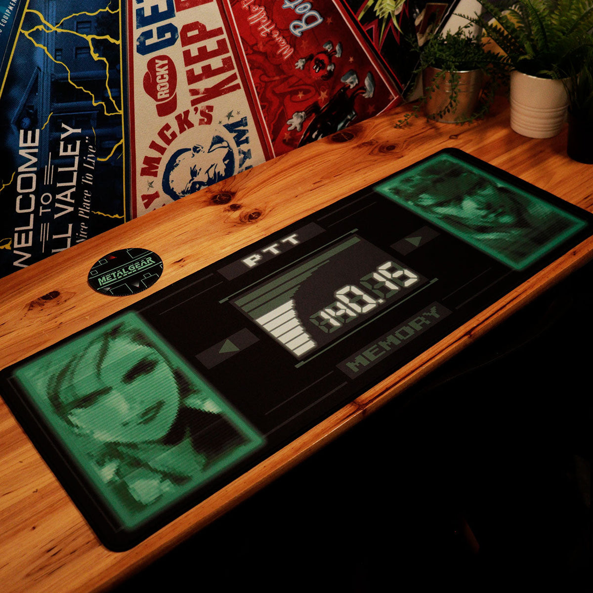 Metal Gear Solid XL Desk Pad & Coaster Set | Fanattik