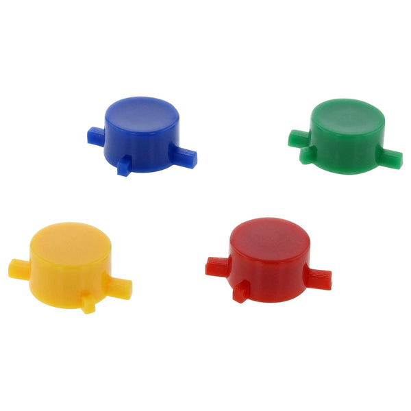Compatible buttons A B X Y for Nintendo SNES Controller replacement set - multi colour | ZedLabz